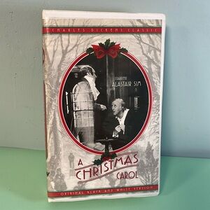 A Christmas Carol Original Black & White VHS Tape Movie, Christmas VHS